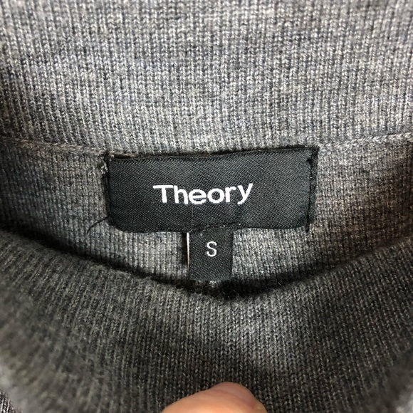 Theory High Rise Wool Cropped Jogger - Picture 6 of 7